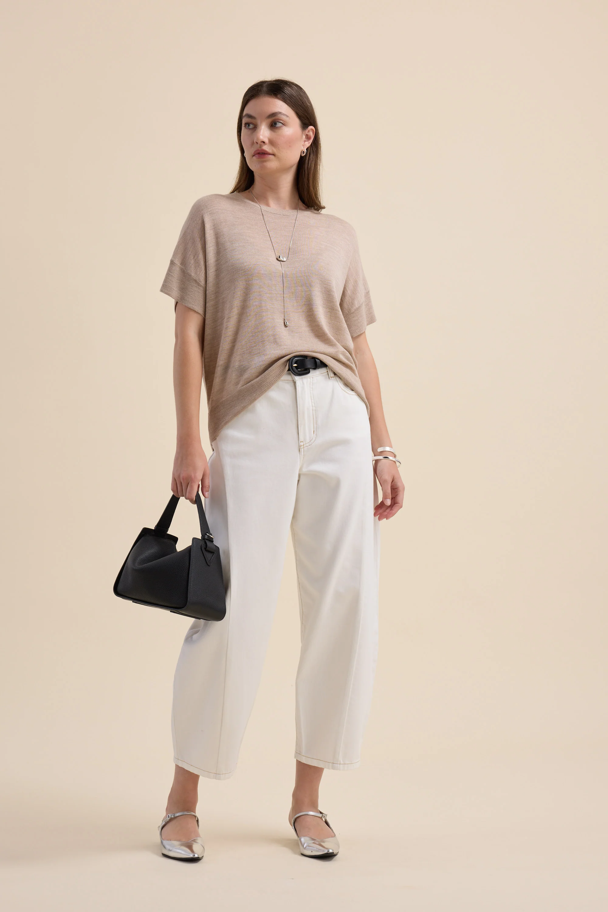 The Merino Silk Knit Tee - Image 4