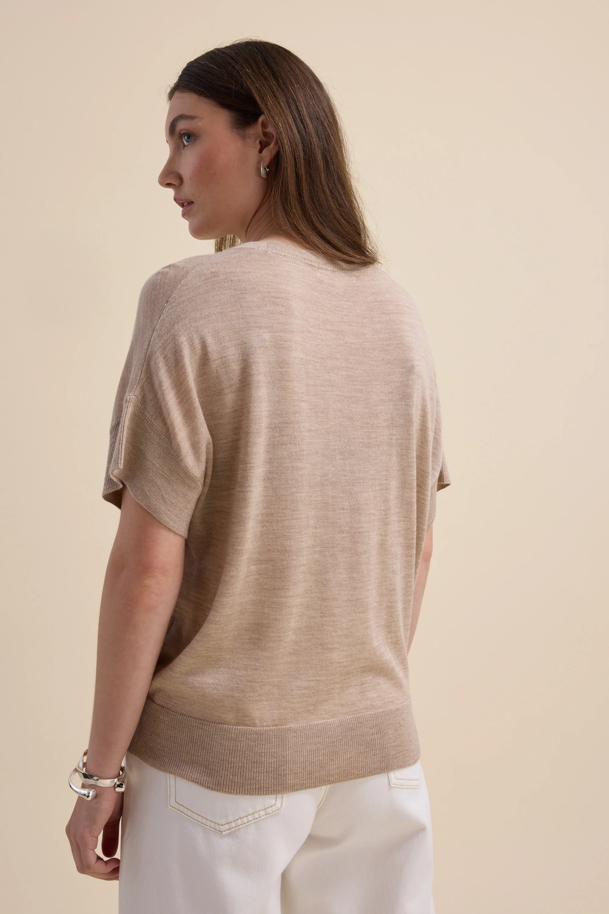 The Merino Silk Knit Tee - Image 6