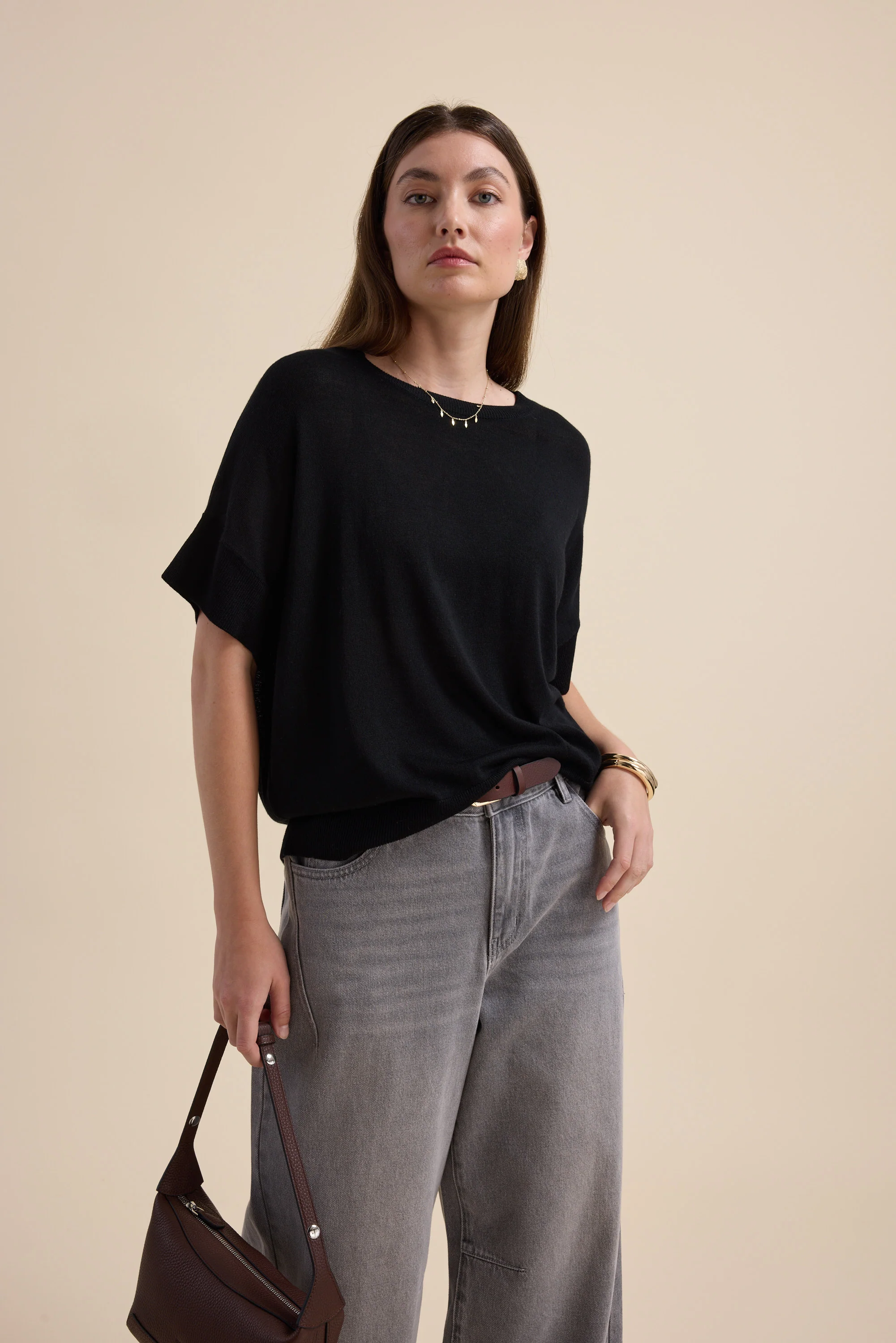The Merino Silk Knit Tee - Image 2