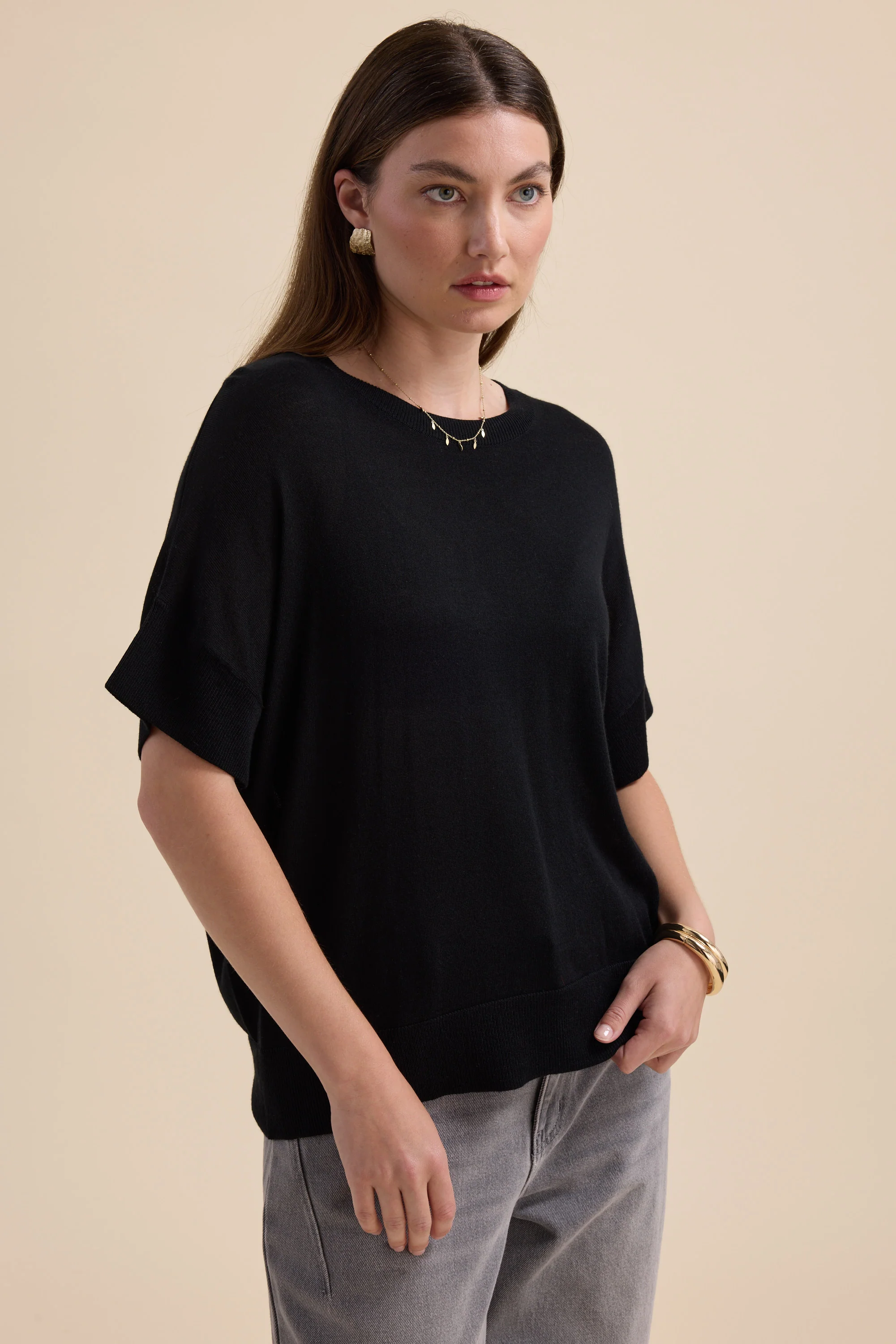The Merino Silk Knit Tee - Image 3