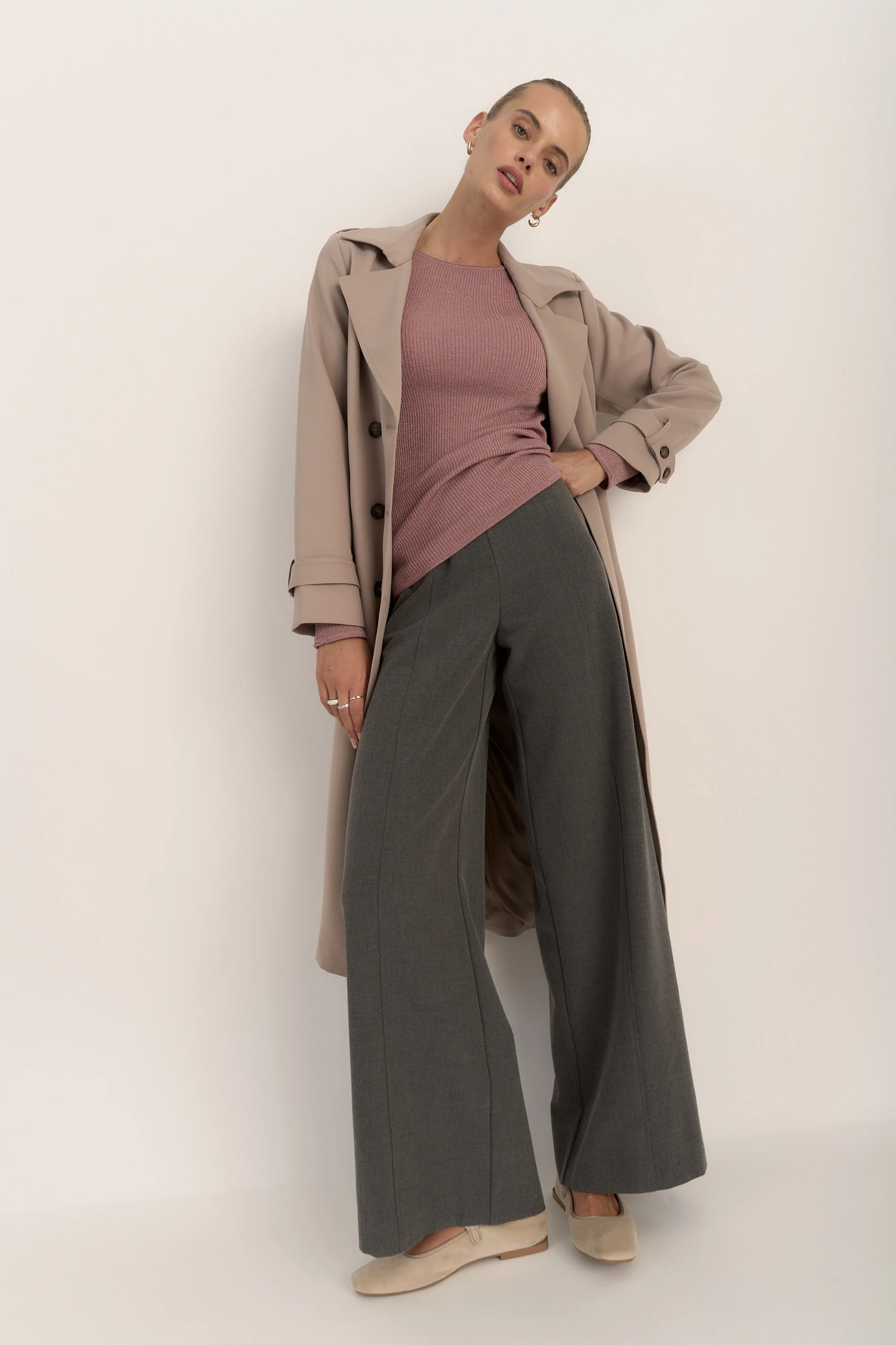 The Merino Silk Lurex Layering Top - Image 2