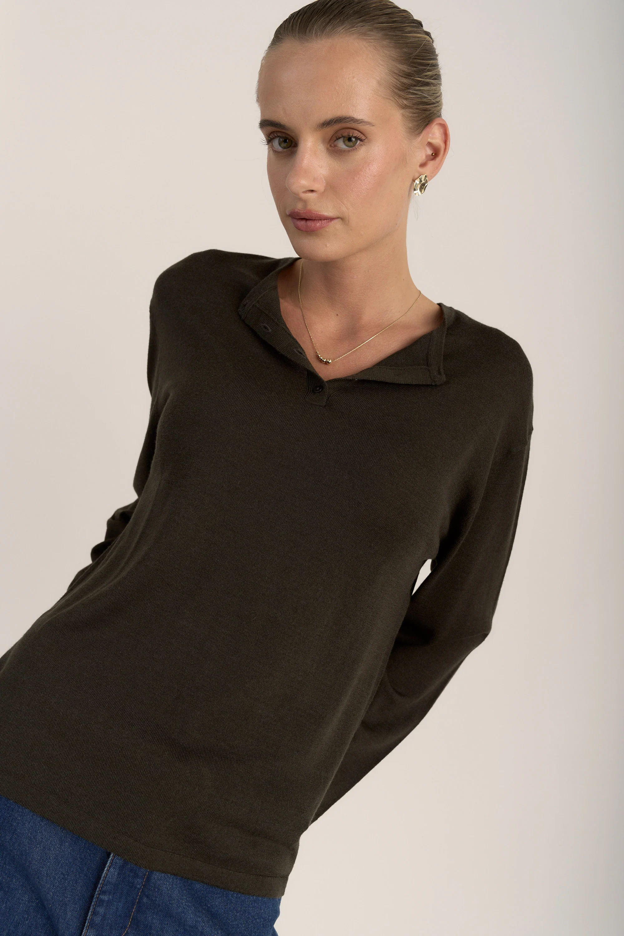 The Merino Silk Relaxed Top - Image 3