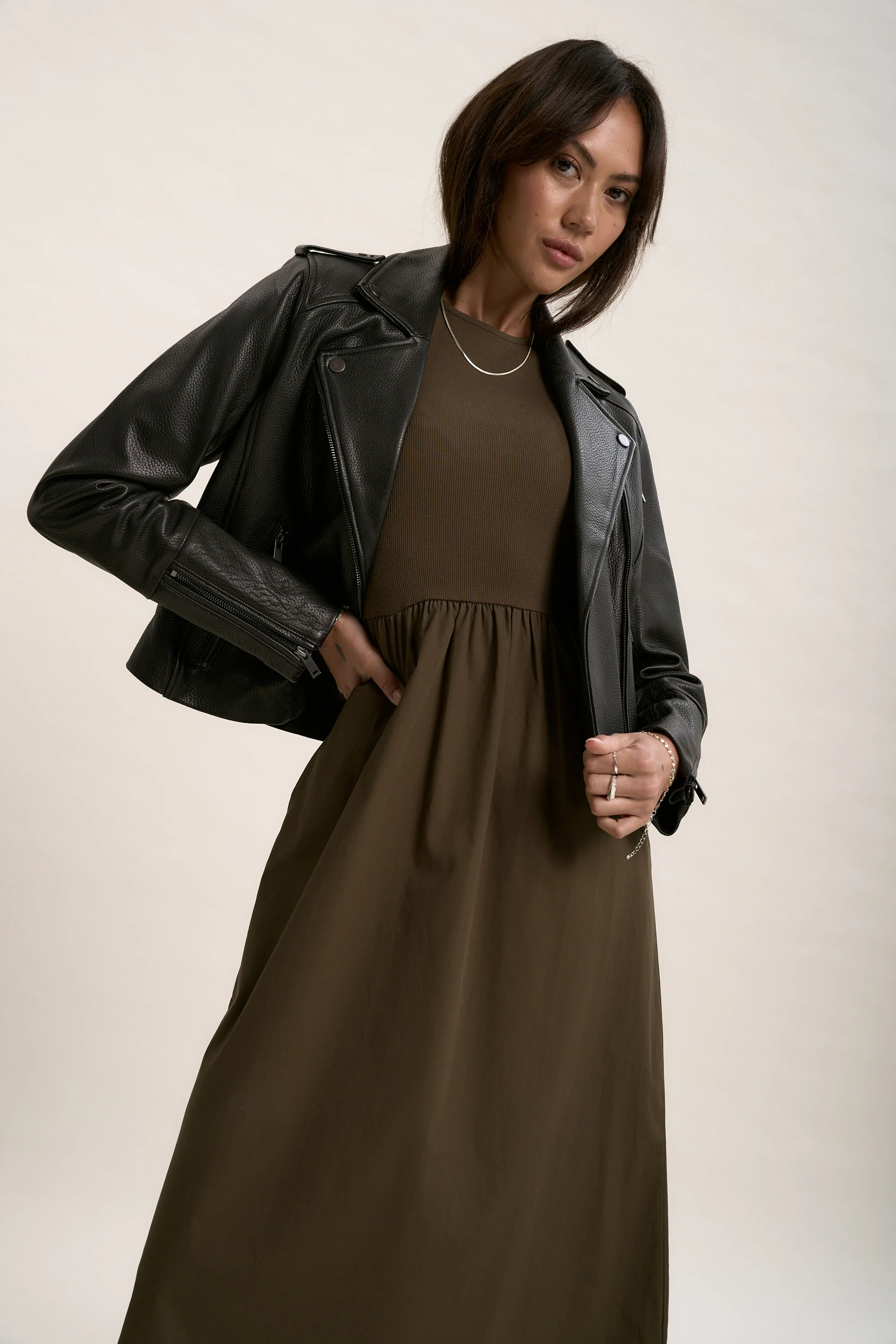 The Perfect Leather Biker Jacket - Image 4