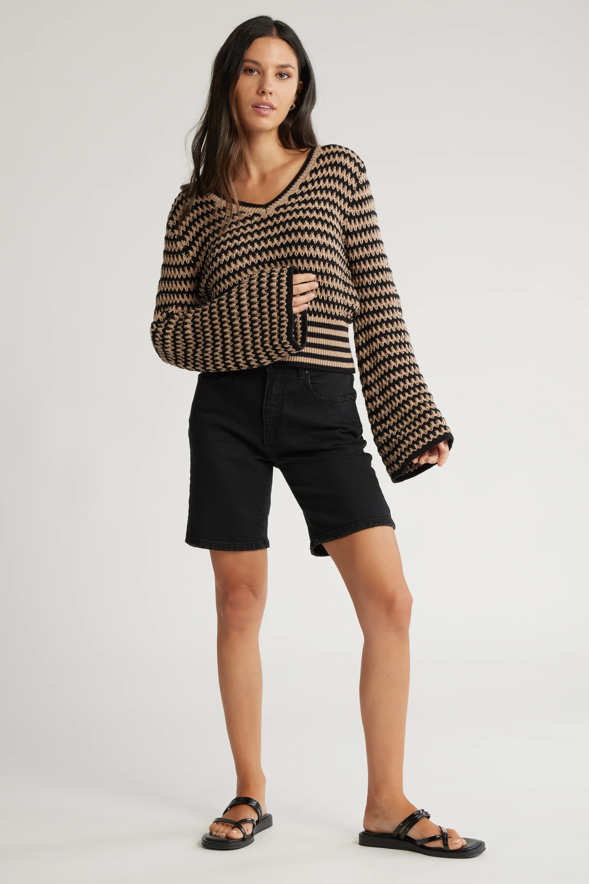 The Relaxed Straight Denim Short - Image 2