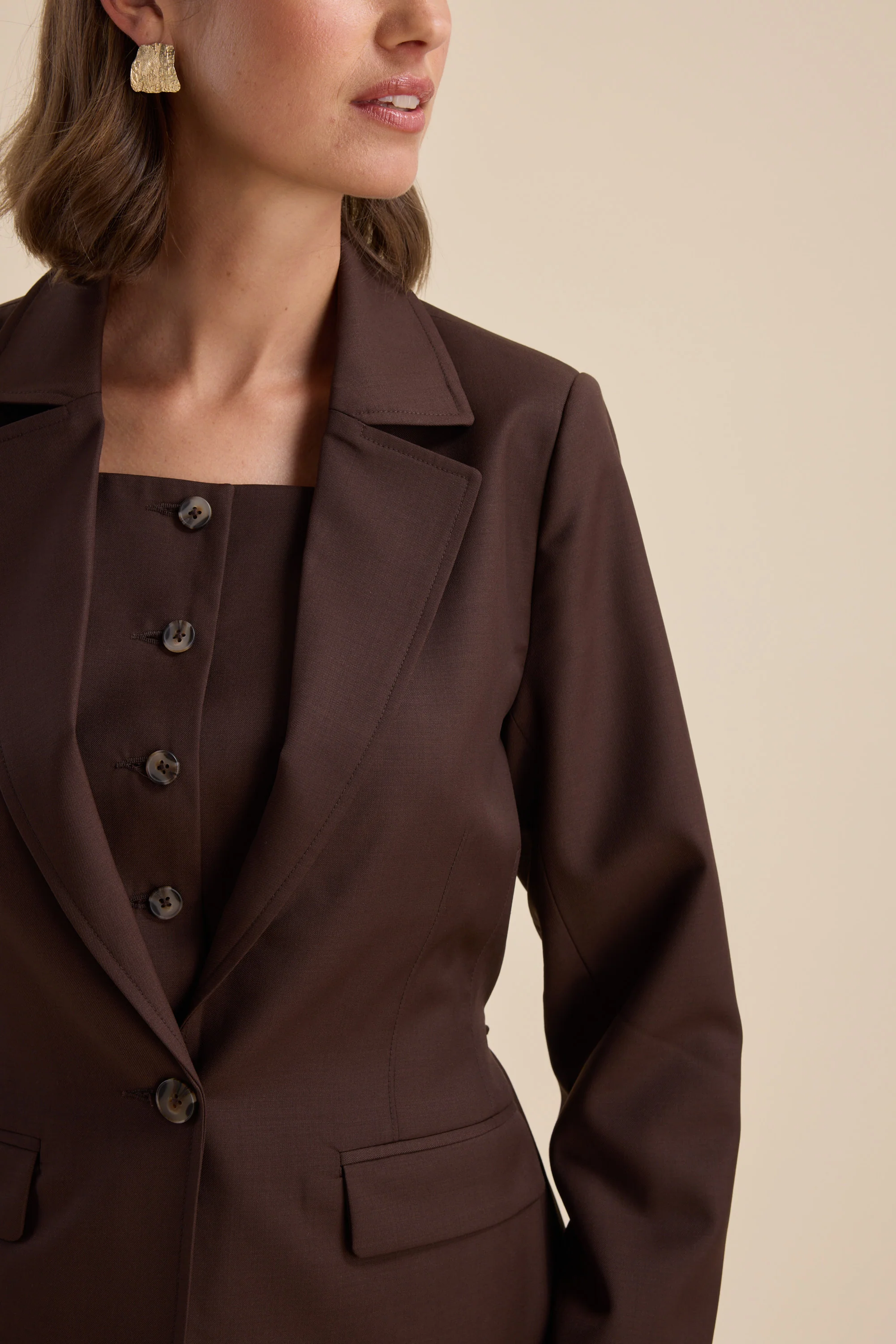 The Tailored Wool Blend Blazer - Image 6