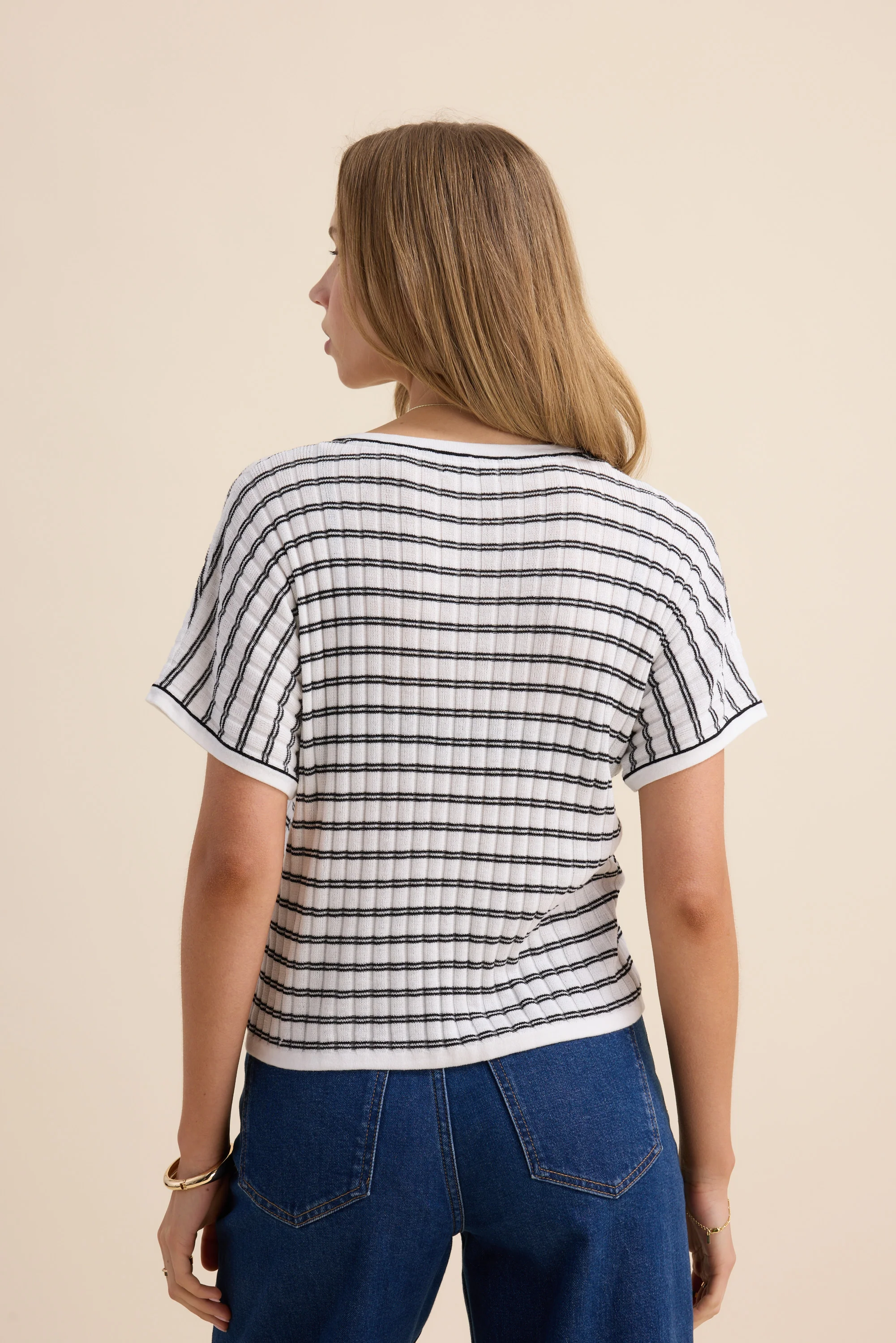 The V Neck Knitted Top - Image 4