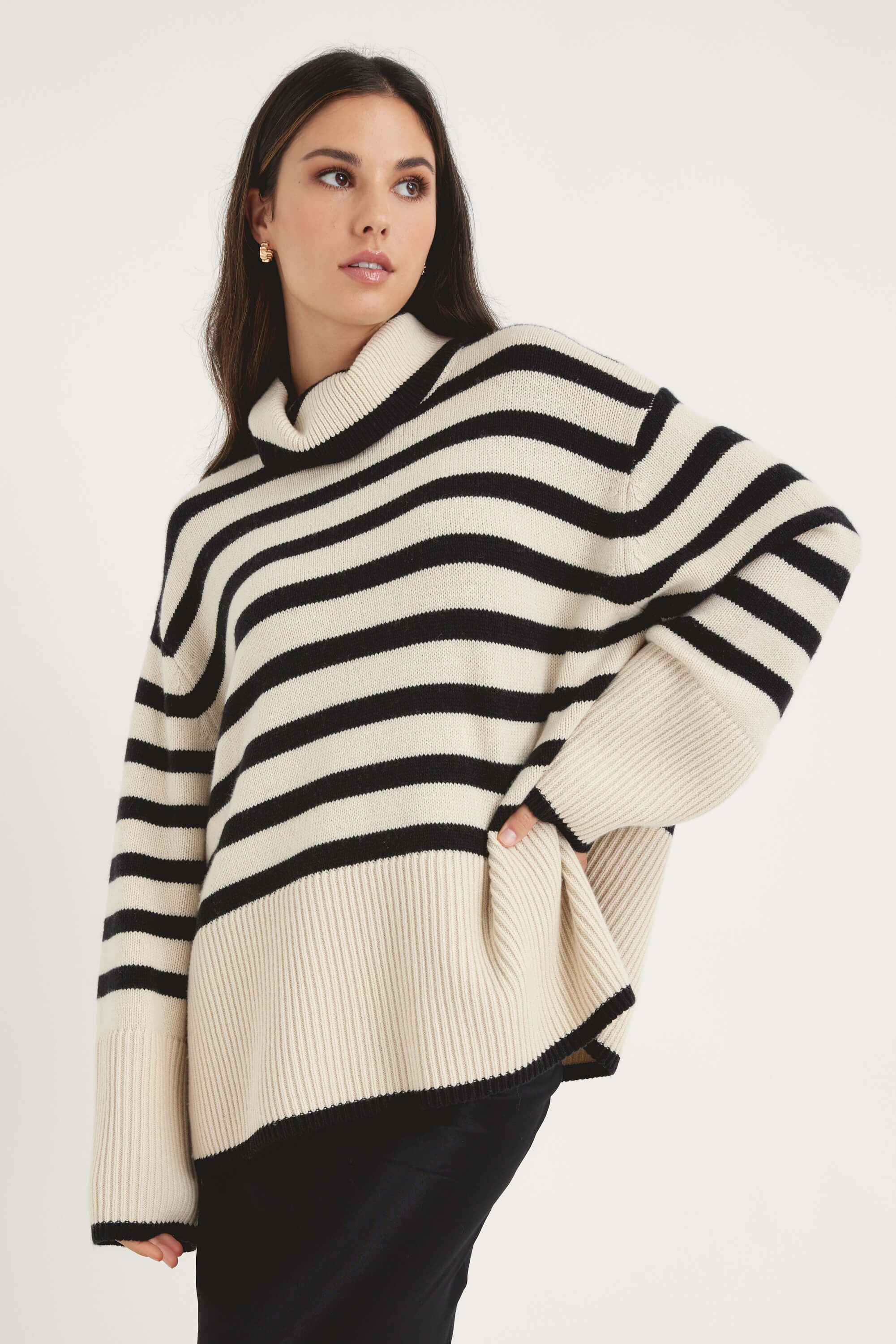 The Wool Blend Striped Sweater - Image 6