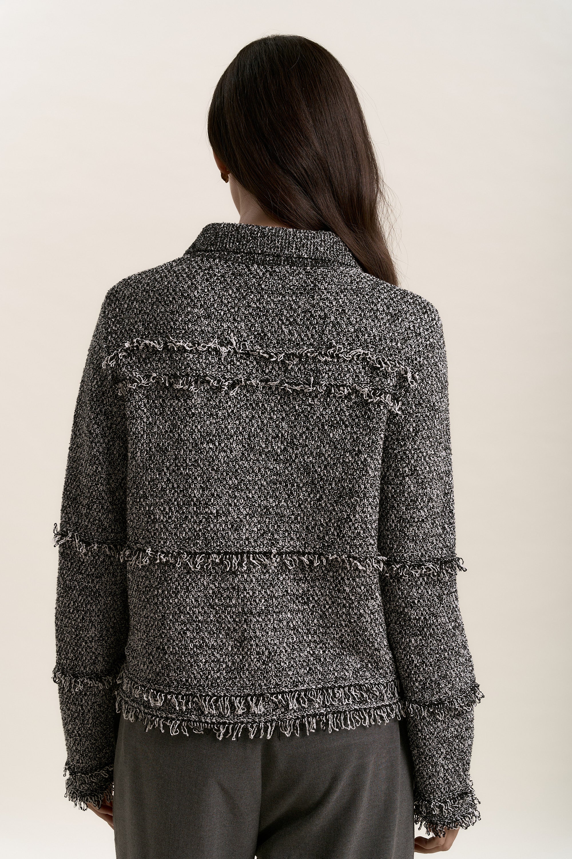 Thea Fringe Detail Cardigan - Image 5