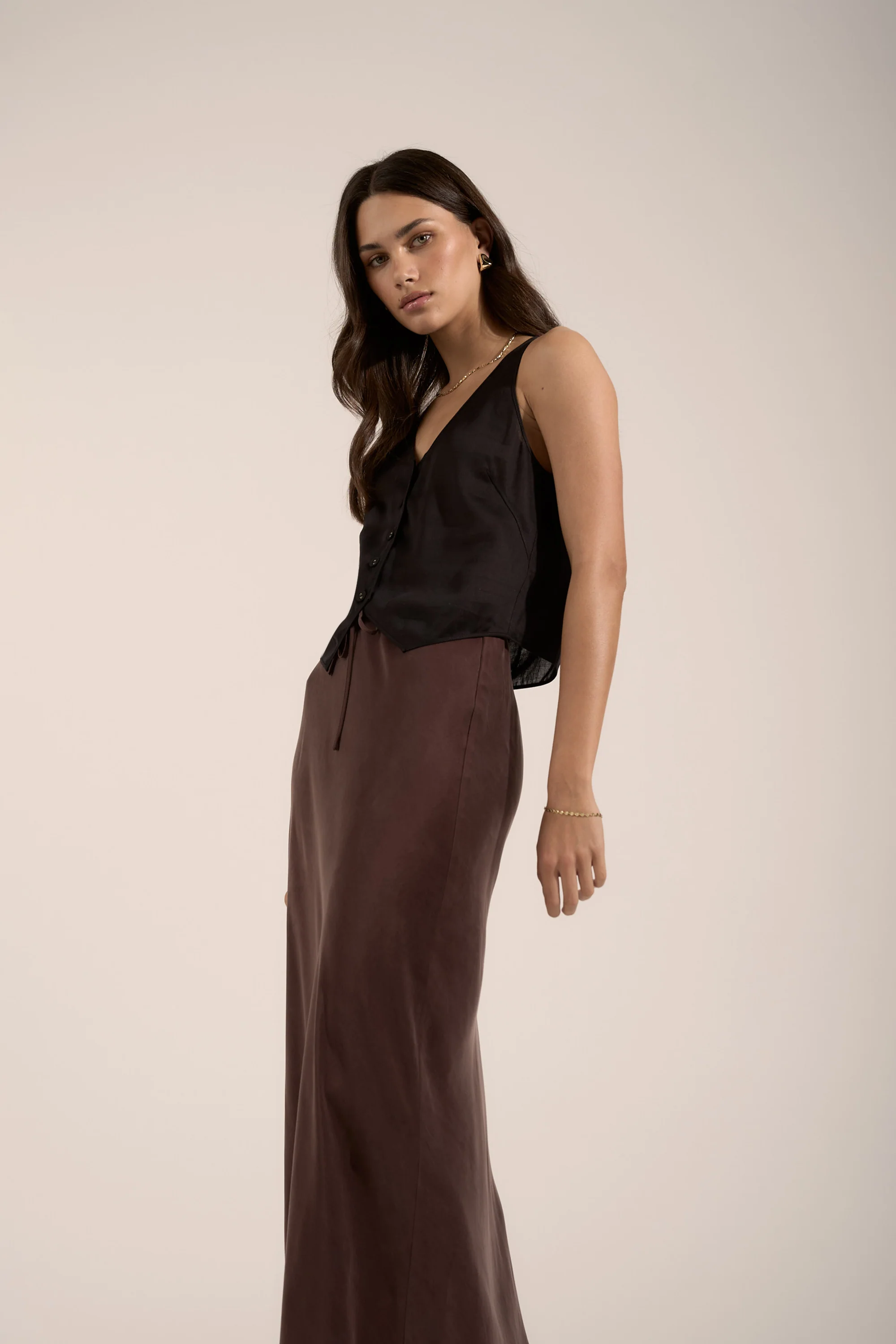 Tia Sheer Vest Top - Image 4