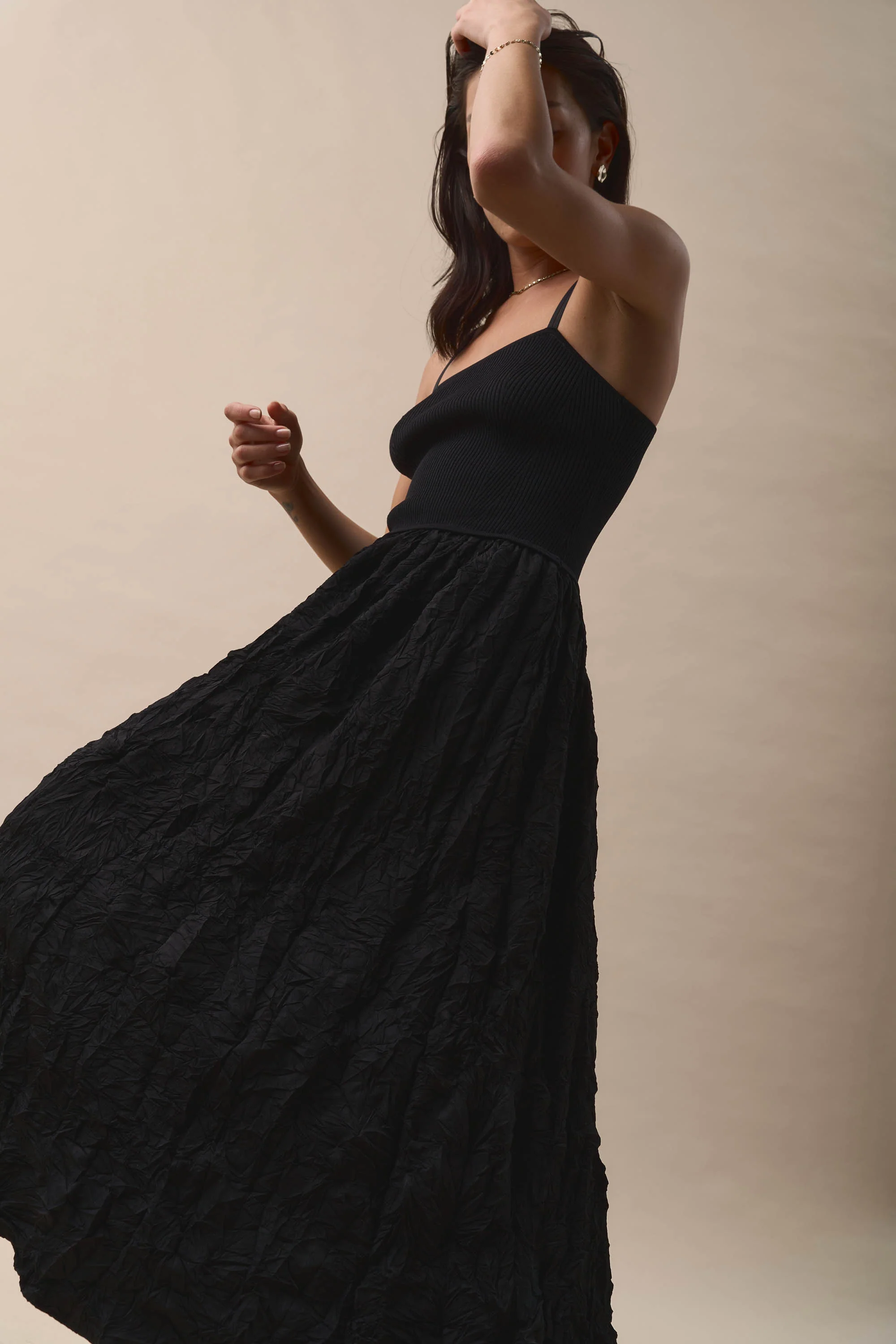 Time To Dance Textured Dress - Image 3