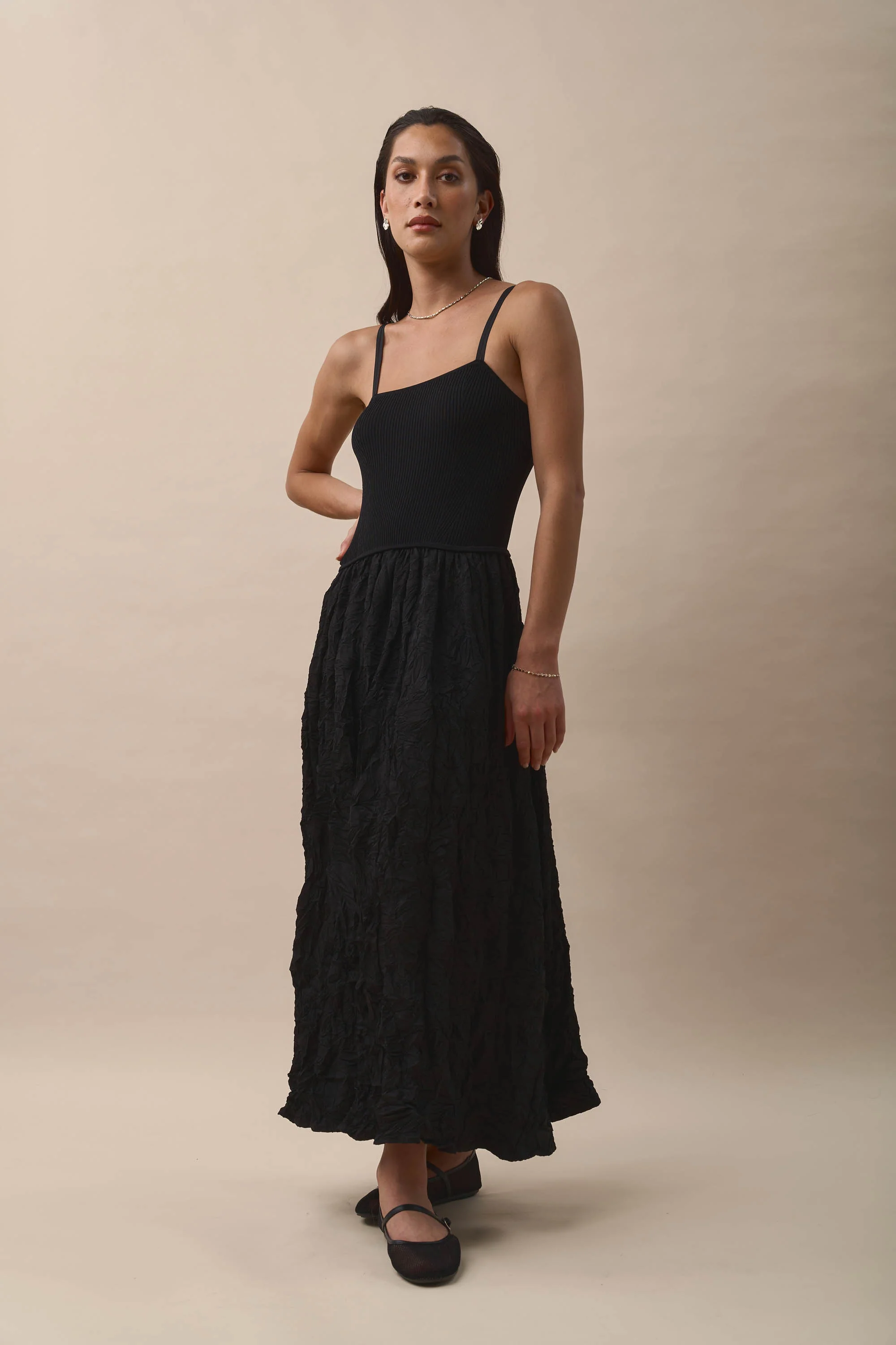Time To Dance Textured Dress - Image 5