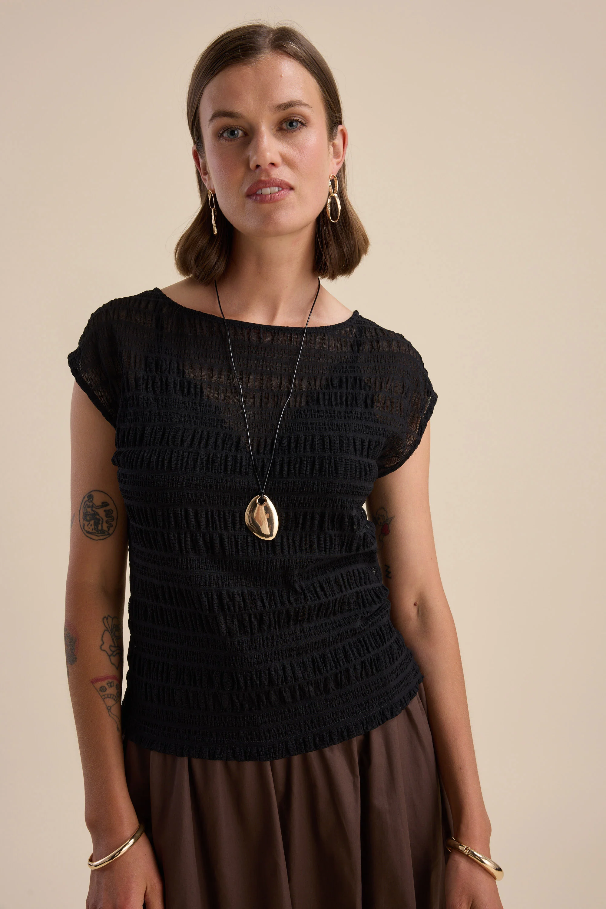 Willow Textured Mesh Tee - Image 2