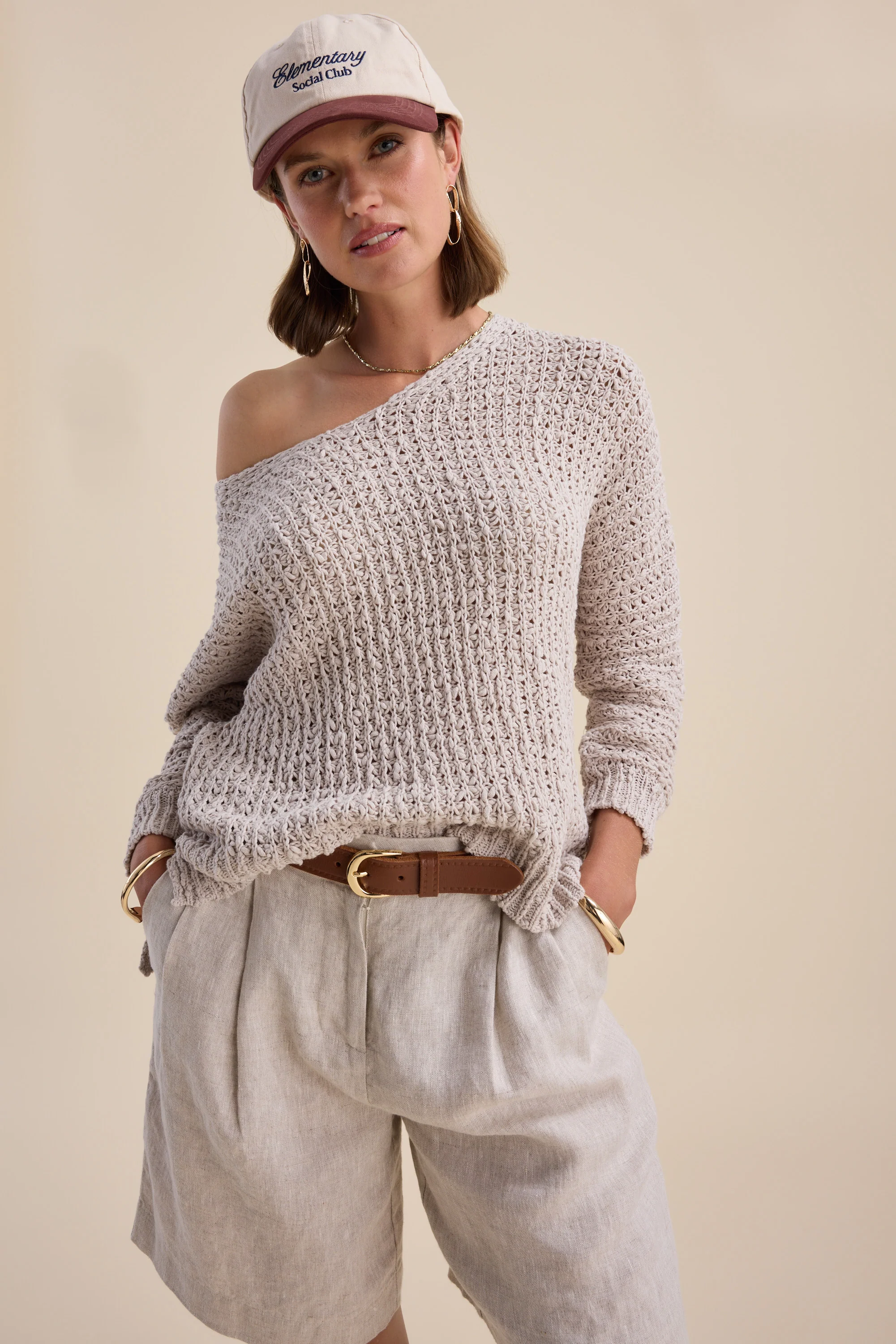 Zuri Knitted V Neck Sweater - Image 3